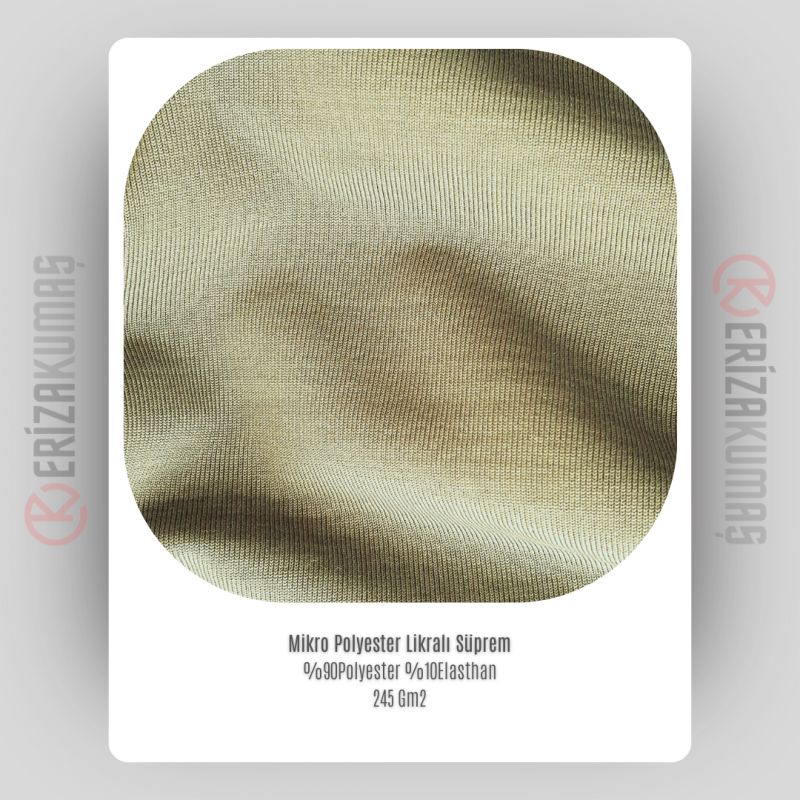 Mikro Polyester Likralı Süprem