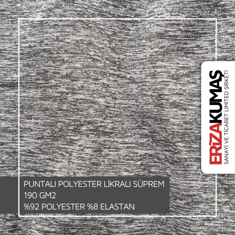 Puntalı Polyester Likralı Süprem